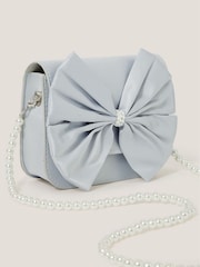 Monsoon Blue Large Bow Bridesmaid Mini Bag - Image 3 of 3