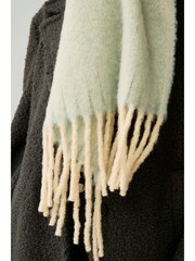 Emme Marella Cream Kristin Check Scarf - Image 2 of 3