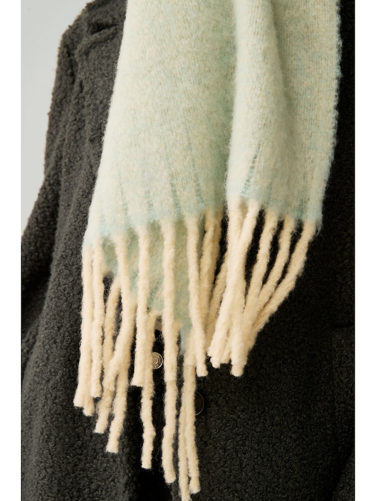 Emme Marella Cream Kristin Check Scarf - Image 2 of 3
