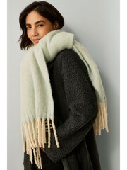 Emme Marella Cream Kristin Check Scarf - Image 3 of 3