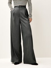Emme Marella Grey Quorum Wide Leg Trousers - Image 1 of 3