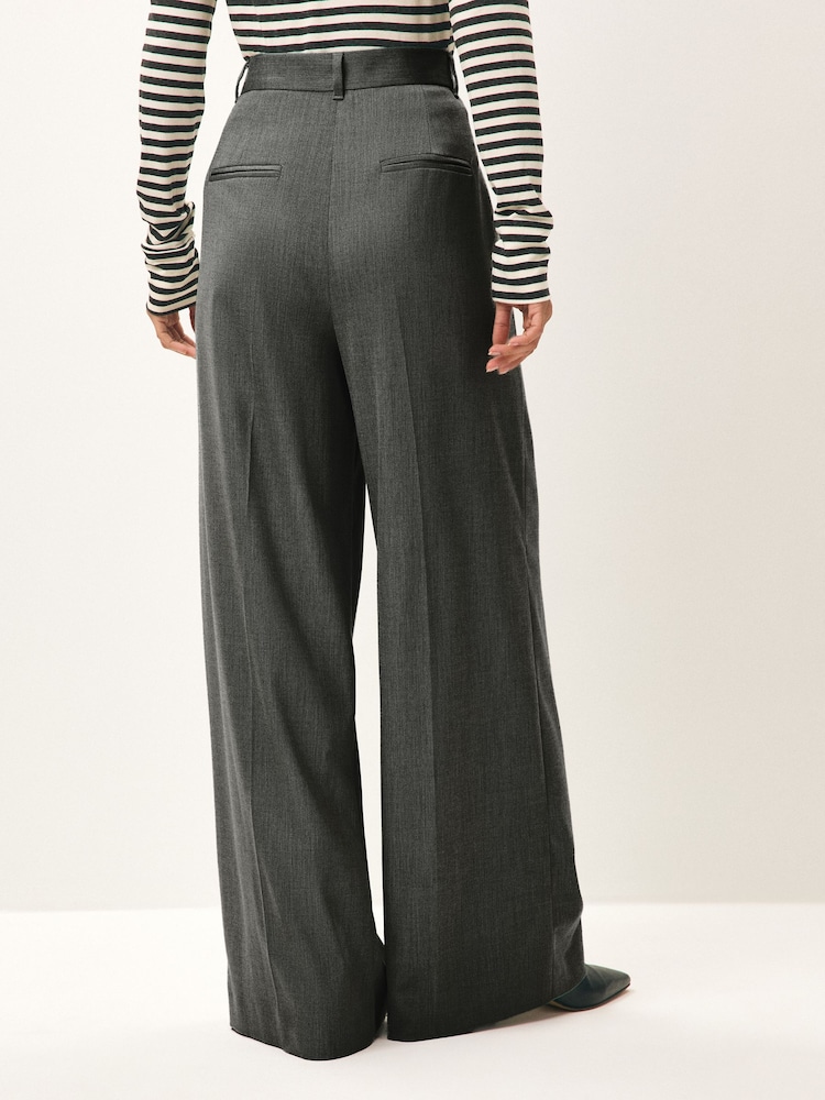 Emme Marella Grey Quorum Wide Leg Trousers - Image 2 of 3