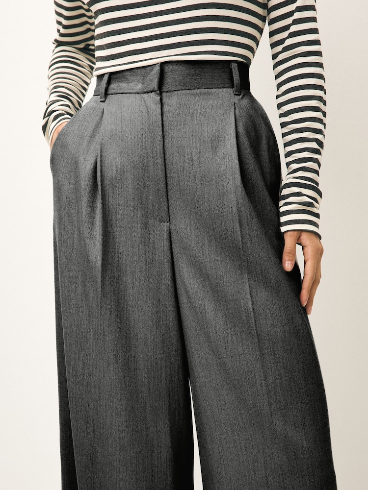 Emme Marella Grey Quorum Wide Leg Trousers - Image 3 of 3