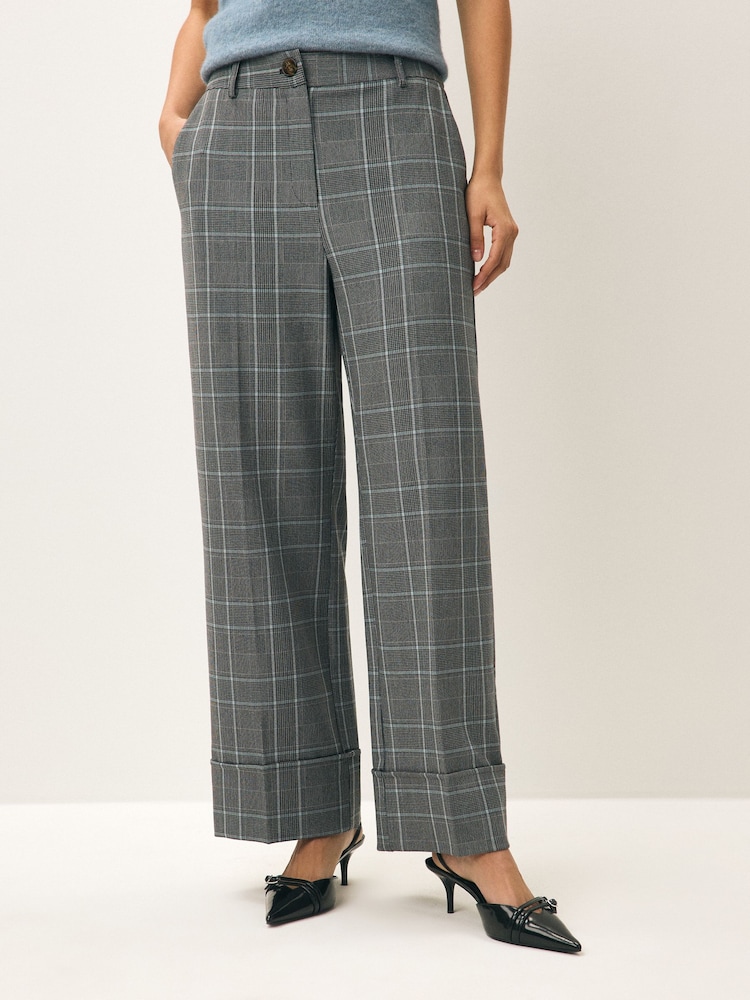 Emme by Marella Grey Dany Wide Leg Trosuers - Bild 1 von 4