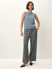 Emme by Marella Grey Dany Wide Leg Trosuers - Bild 3 von 4