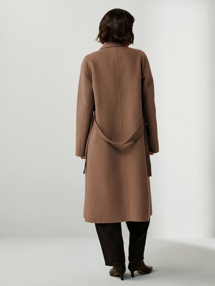 Emme Marella Xeno Belted Wrap Brown Coat - Image 2 of 6
