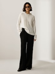 Emme by Marella Iseo Hooded White Jumper - Image 3 of 6
