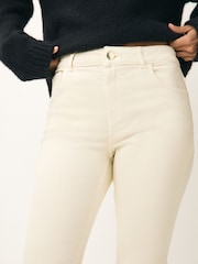Emma Marella Cream Mode Trousers - Image 4 of 5