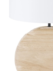 Eglo Black Brown Contessore Sleek Fabric Boho Table Lamp - Image 3 of 4