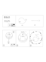 Eglo White Kids Castellino Fox Night Light Table Lamp - Image 5 of 5