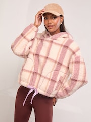 Lipsy Cosy Borg Hoodie - Imagen 1 de 5