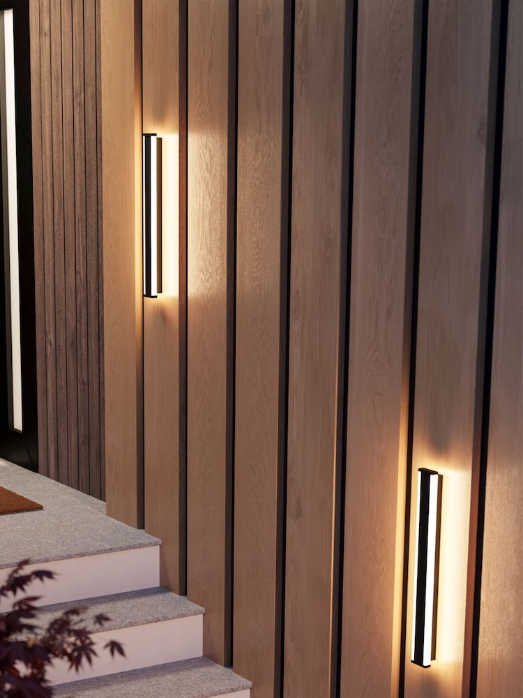 Eglo Black NEVIANO Extended LED Wall Light - Image 1 of 5