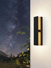 Eglo Black Brown COSTORIO LED Outdoor Wall Light - Image 1 of 3