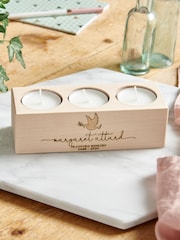 Wooden Memorial Candle Holder by No Ordinary Gift - Image 1 of 1
