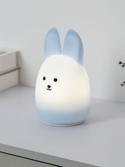 Eglo Pastel Light Blue Kids Castellino Rabbit Night Light Table Lamp - Image 1 of 5