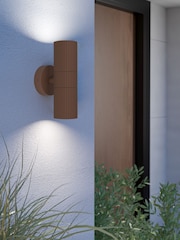 Eglo Rust Coloured TOMELLOSO Modern Outdoor Wall Light - Image 1 of 2