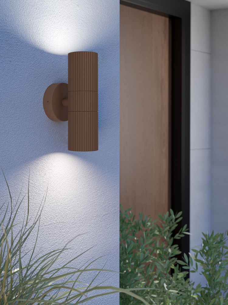 Eglo Rust Coloured TOMELLOSO Modern Outdoor Wall Light - Image 1 of 2