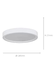 Eglo White IDUM-E LED Ceiling Light - Image 4 of 5