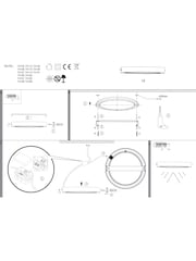 Eglo White IDUM-E LED Ceiling Light - Image 5 of 5