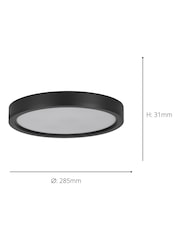 Eglo Black IDUN-E LED Ceiling Light - Image 4 of 5