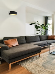 Eglo Black Gold Maccacari Led Wall Light - Image 1 of 5