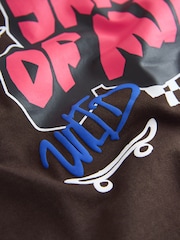 Brown Back Print Relaxed Fit Short Sleeve Graphic T-Shirt (3-16yrs) - Image 3 of 4