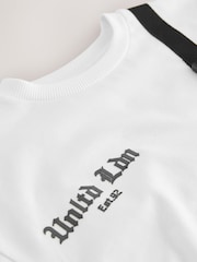 أبيض / إسمنتي - تيشرت بأكمام قصيرة وجيب على شكل حقيبة (3-16 سنة) - صورة 3 من 5