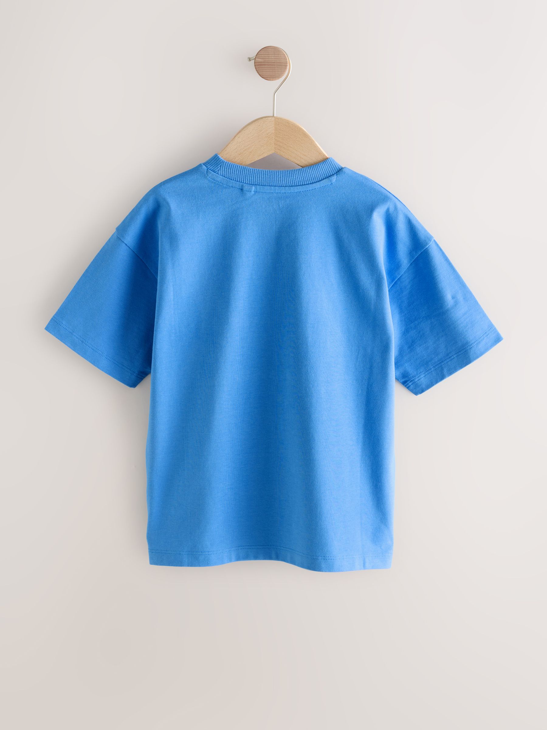 Buy Blue Level Up Short Sleeve Graphic T-Shirt (3-16yrs) from the