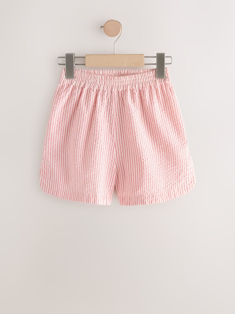 Pink/White Pull On Shorts (3-16yrs) - Image 1 of 4