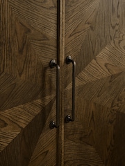 Nina Campbell Brown Triple Tedworth Wardrobe - Image 4 of 6