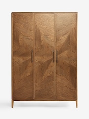 Nina Campbell Brown Triple Tedworth Wardrobe - Image 7 of 9