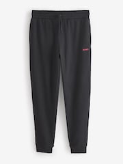 HUGO Black Waffle Joggers - Image 1 of 1