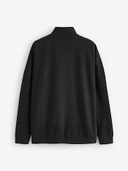 HUGO Black Waffle Zip Through Jacket - Image 2 of 4