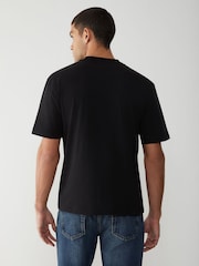 HUGO Black Smile Logo T-Shirt - Image 2 of 4