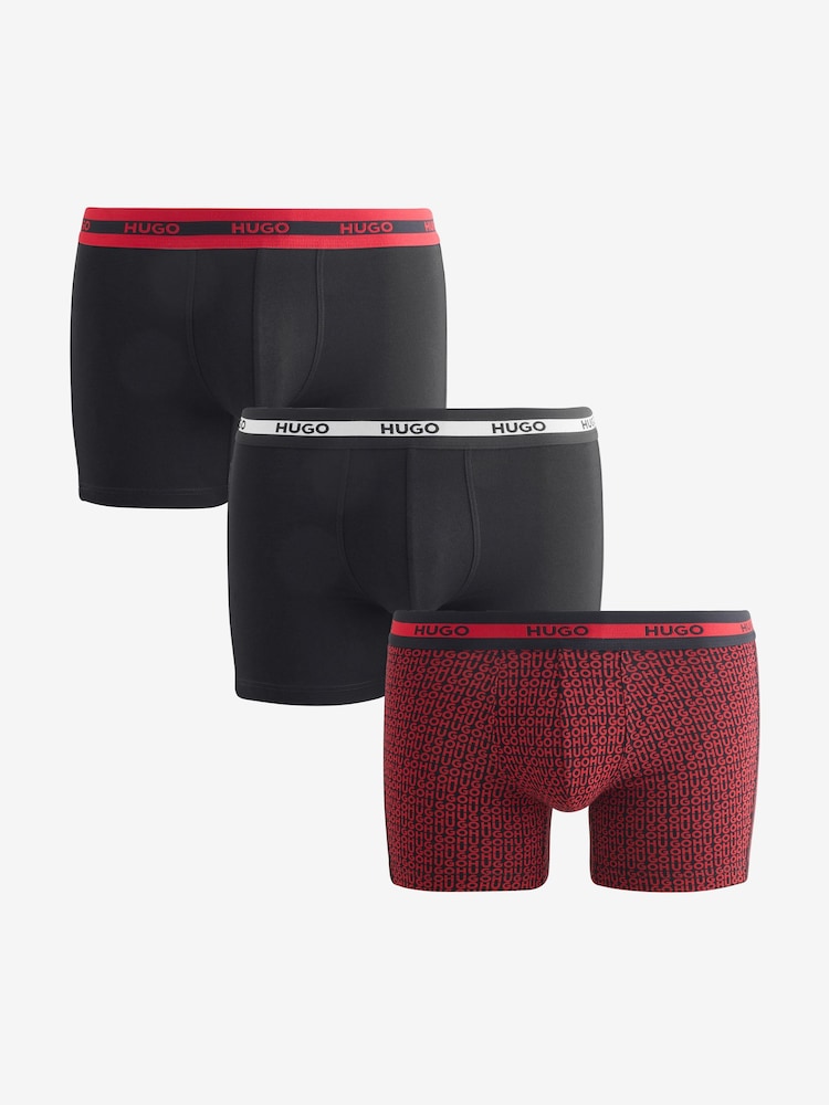 HUGO Red Boxers 3 Pack - Image 1 of 4