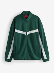 HUGO Green Retro Track Top - Image 1 of 1