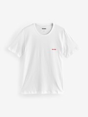 HUGO White T-Shirts 3 Pack - Image 2 of 4