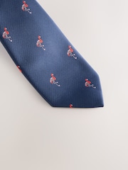 Navy Tie and Pocket Square Set - Image 3 of 4
