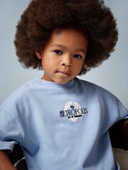 Superman | Reiss Metropolis Logo T-Shirt - Image 2 of 4