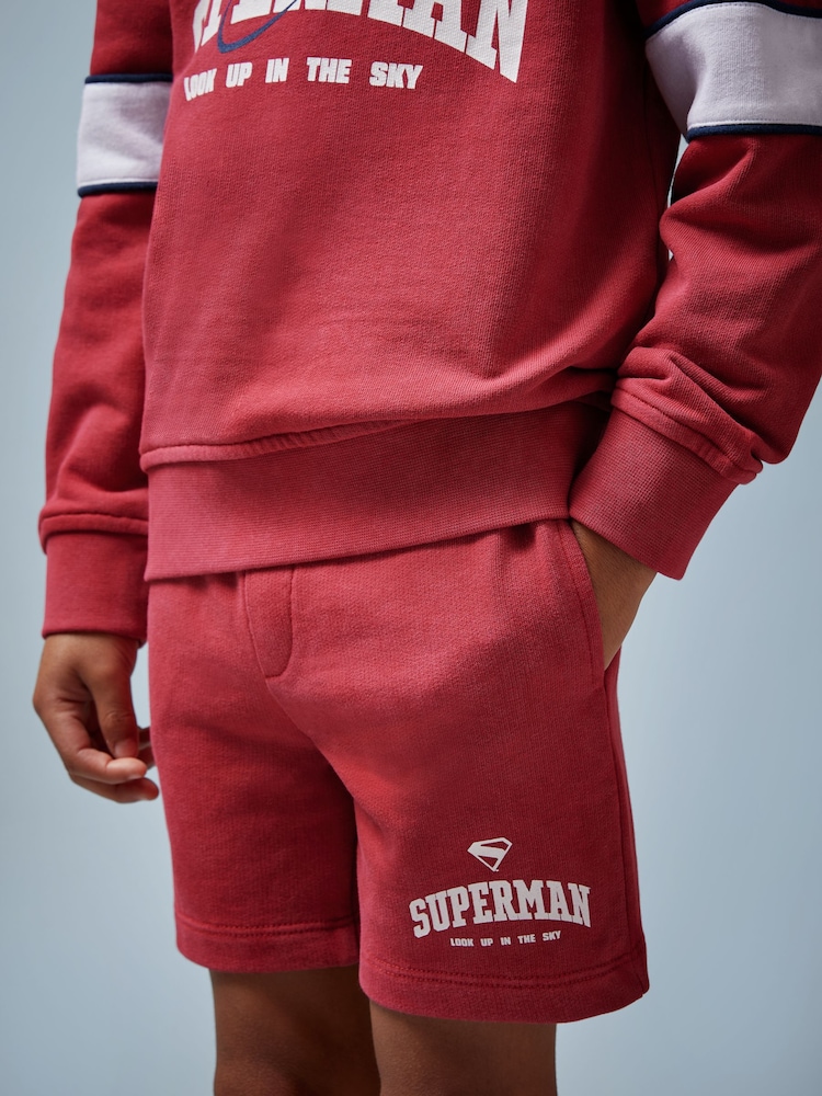 Reiss | Superman Cotton Logo Shorts - Image 1 of 4