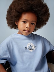 Superman | Reiss Metropolis Logo T-Shirt - Image 3 of 4