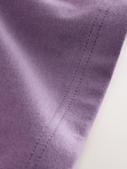 Purple Checkerboard Smile Relaxed Fit Short Sleeve Graphic T-Shirt (3-16yrs) - Image 4 of 4