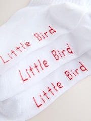 White Bright Rainbow Stripe - Little Bird by Jools Oliver Ankle Socks 3 Pack - Imagen 6 de 6