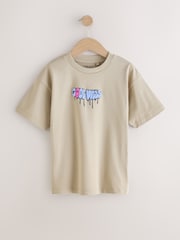 Stone Cool Vibes Relaxed Fit Short Sleeve Graphic T-Shirt (3-16yrs) - Image 1 of 4