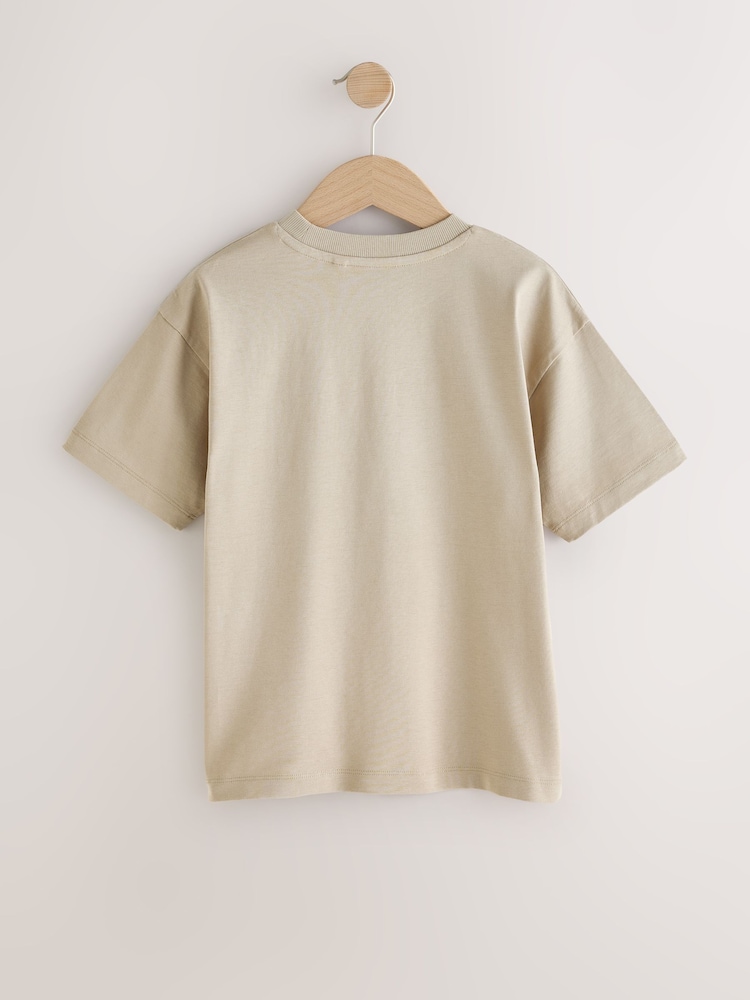 Stone Cool Vibes Relaxed Fit Short Sleeve Graphic T-Shirt (3-16yrs) - Image 2 of 4