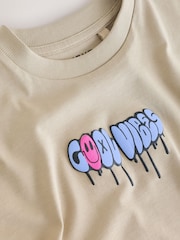 Stone Cool Vibes Relaxed Fit Short Sleeve Graphic T-Shirt (3-16yrs) - Image 3 of 4