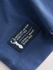 Navy Blue/Red Colourblock Short Sleeve T-Shirt (3-16yrs) - Image 3 of 4