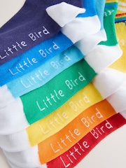 Little Bird by Jools Oliver Bright Rainbow Days Of The Week Socks 7 Pack - 画像 9 / 10