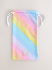 Little Bird by Jools Oliver Pastel Rainbow Ditsy Flower Wayfarer Sunglasses - Image 6 of 6