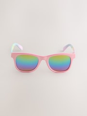 Little Bird by Jools Oliver Pink Metallic Wayfarer Sunglasses - Image 2 of 5